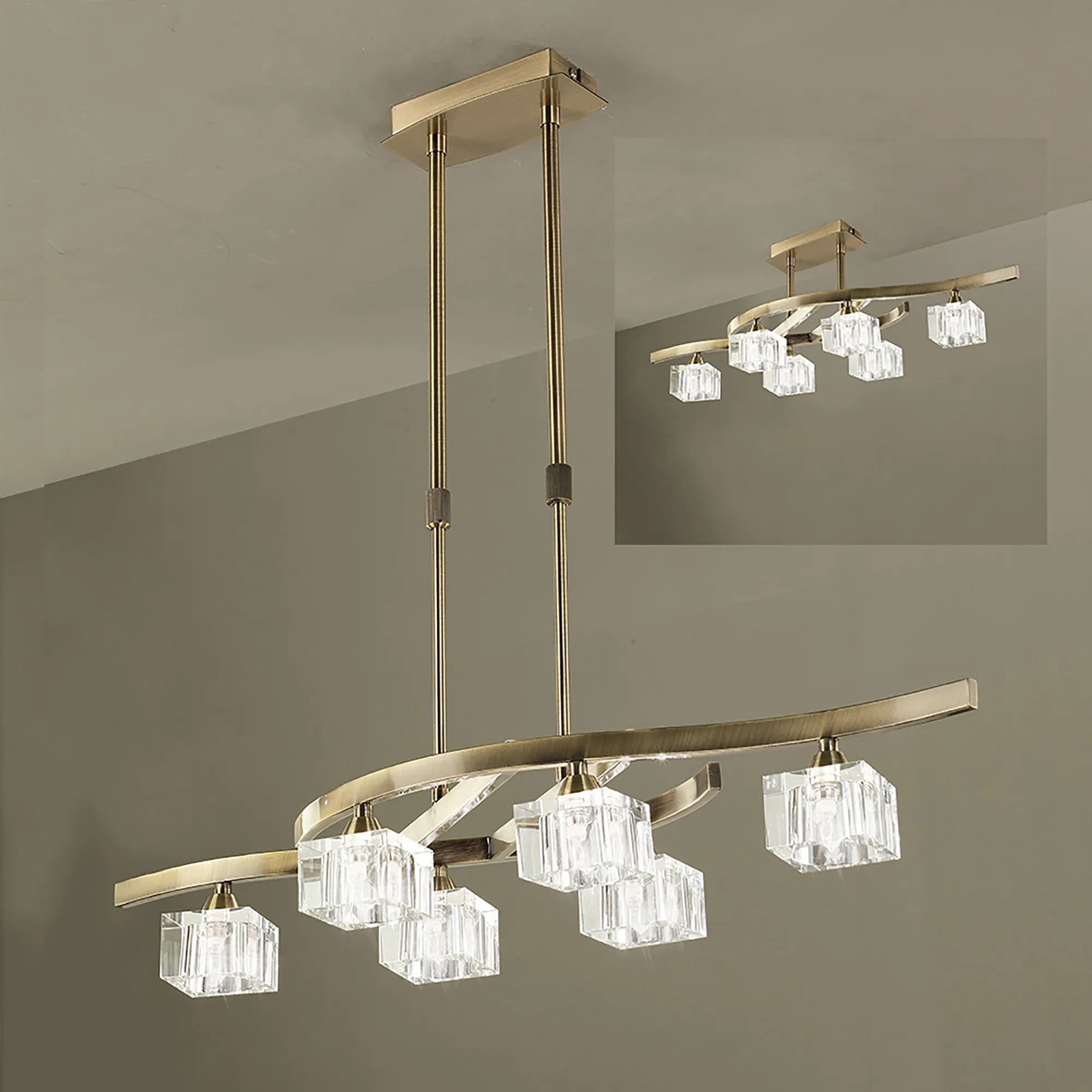 Cuadrax Antique Brass Ceiling Lights Mantra Linear Fittings Cuadrax Antique Brass Ceiling Lights Mantra Linear Fittings